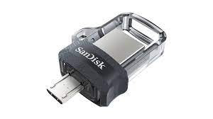 SanDisk Ultra Dual M3.0 - USB flash drive - 256 GB - USB 3.0 / micro USB